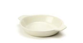 PRATO FORNO Nº4-16,5CM BRANCO GRES